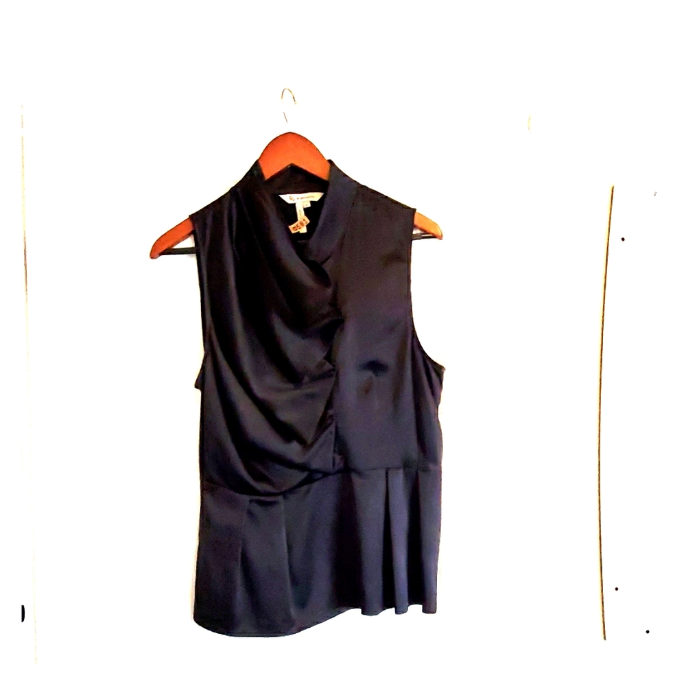 Bcbg peplin blouse